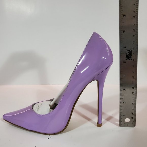 Jeffrey Campbell Purple High Heel Pumps Size 9 - Picture 9 of 9